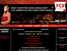 Tablet Screenshot of fcsfire.com
